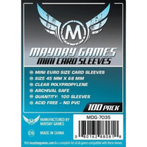 Mayday - Mini Euro Sleeves - 45x68 mm - 100p, L e coeur des cartes