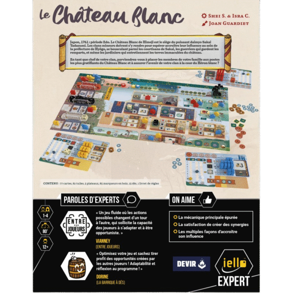 Le Château Blanc, Le coeur des cartes