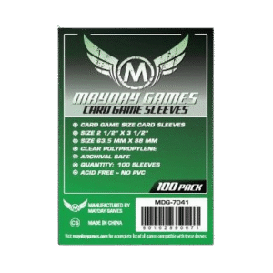 Mayday - Card Game Sleeves - 63.5x88mm - 100p, Le coeur des cartes