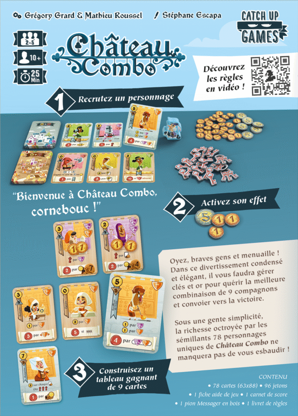 Château Combo, Le coeur des cartes