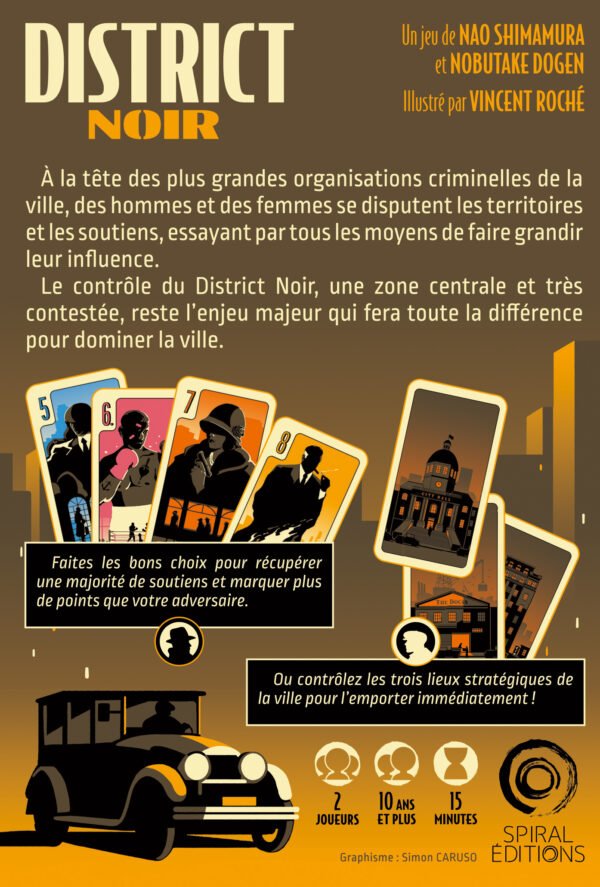 District Noir, Le coeur des cartes